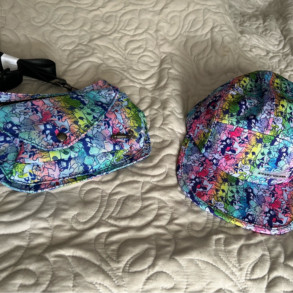 Blue and Pink Floral Bags Accessories